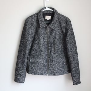 Loft jacket Xlarge, black and white